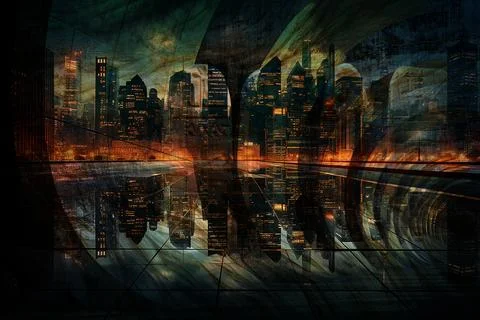 Modern pattern studies, manipulation background 스톡 일러스트