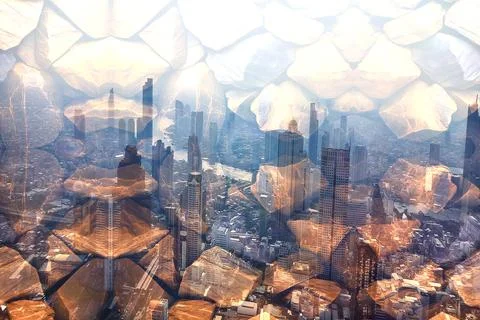 Modern pattern studies, manipulation background Stock Illustration