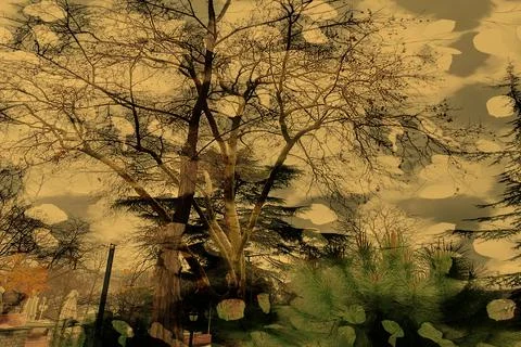 Modern pattern studies, manipulation background Stock Illustration