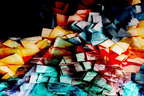 Modern pattern studies, manipulation background Stock Illustration