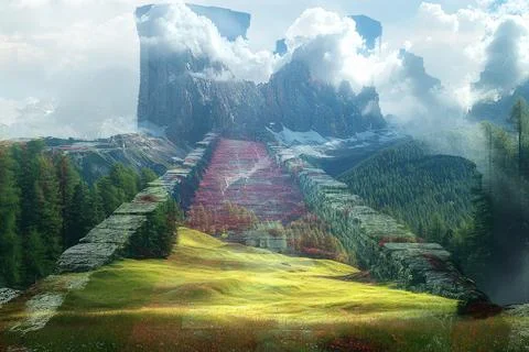 Modern pattern studies, manipulation background 스톡 일러스트