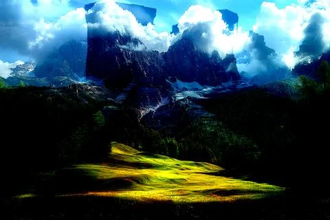 Modern pattern studies, manipulation background Stock Illustration