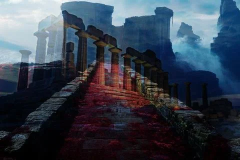 Modern pattern studies, manipulation background イラスト素材