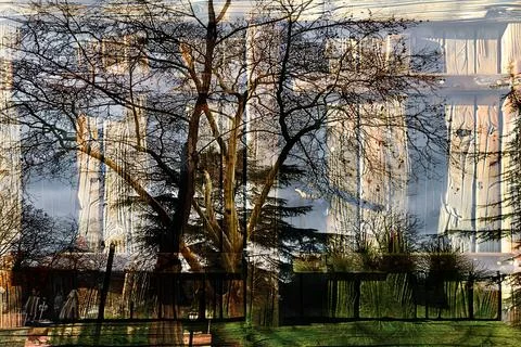 Modern pattern studies, manipulation background Stock Illustration