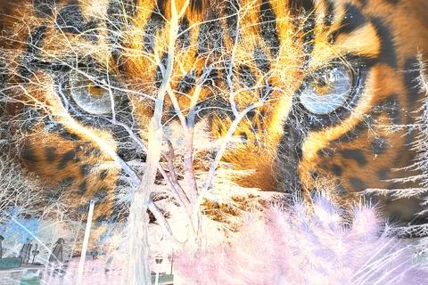 Modern pattern studies, manipulation background Stock Illustration