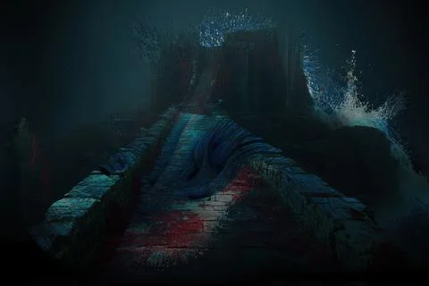 Modern pattern studies, manipulation background イラスト素材