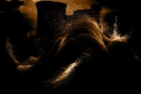 Modern pattern studies, manipulation background 스톡 일러스트