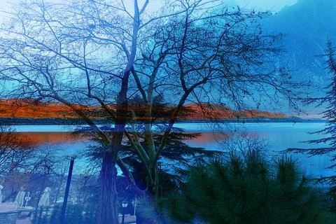 Modern pattern studies, manipulation background イラスト素材