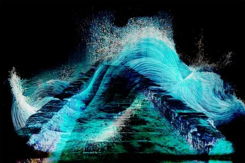 Modern pattern studies, manipulation background 스톡 일러스트