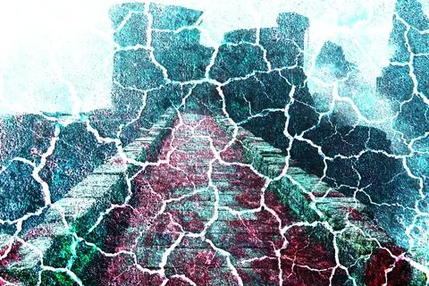 Modern pattern studies, manipulation background Stock Illustration