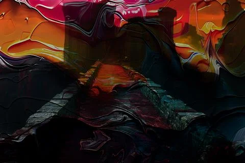 Modern pattern studies, manipulation background Stock Illustration