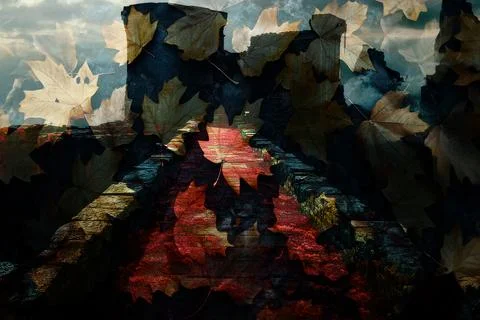 Modern pattern studies, manipulation background Stock Illustration