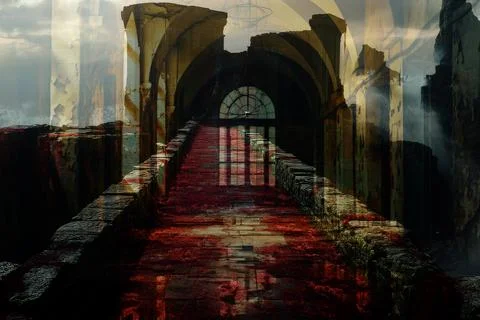 Modern pattern studies, manipulation background イラスト素材