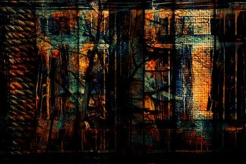 Modern pattern studies, manipulation background Stock Illustration