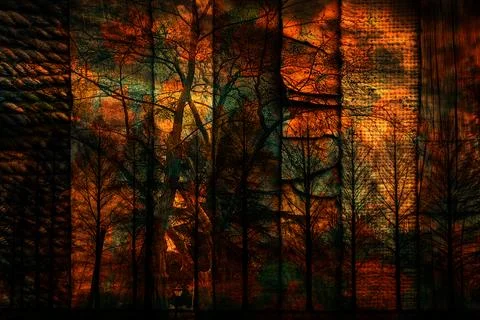 Modern pattern studies, manipulation background 스톡 일러스트