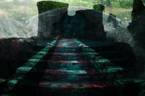 Modern pattern studies, manipulation background Stock Illustration