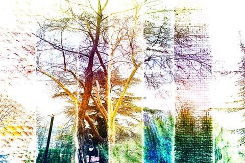 Modern pattern studies, manipulation background Stock Illustration