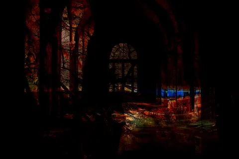 Modern pattern studies, manipulation background Stock Illustration