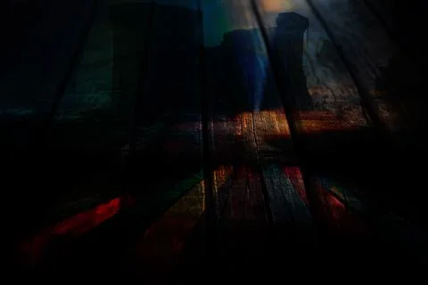 Modern pattern studies, manipulation background Stock Illustration