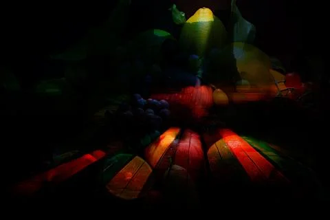 Modern pattern studies, manipulation background Illustrazione stock