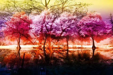 Modern pattern studies, manipulation background 스톡 일러스트