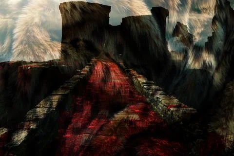 Modern pattern studies, manipulation background イラスト素材