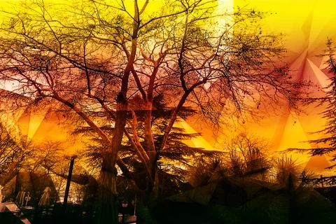 Modern pattern studies, manipulation background イラスト素材