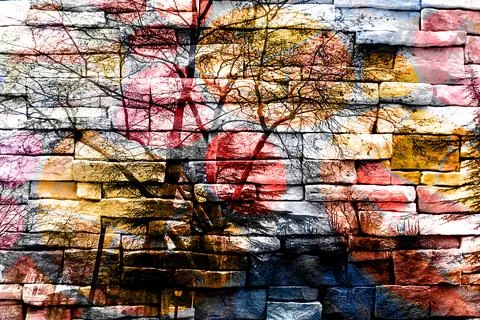 Modern pattern studies, manipulation background 스톡 일러스트