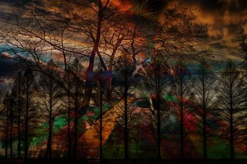 Modern pattern studies, manipulation background Stock Illustration