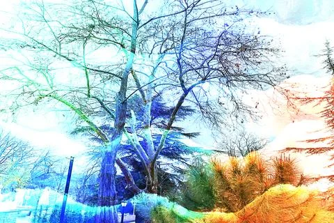 Modern pattern studies, manipulation background Stock Illustration