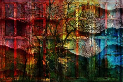 Modern pattern studies, manipulation background 스톡 일러스트