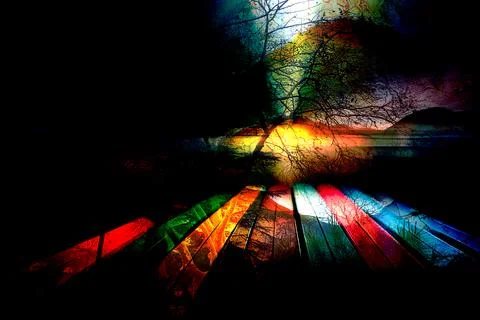 Modern pattern studies, manipulation background Stock Illustration