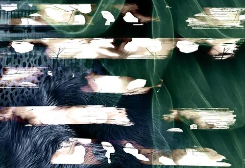 Modern pattern studies, manipulation background Stock Illustration