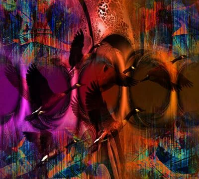 Modern pattern studies, manipulation background 스톡 일러스트