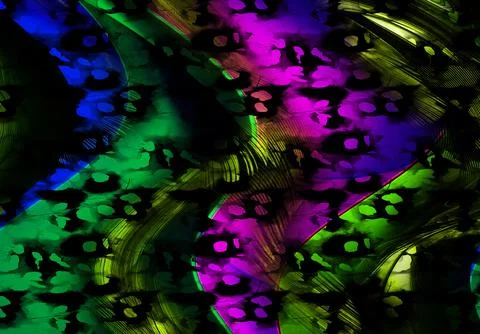 Modern pattern studies, manipulation background Illustrazione stock