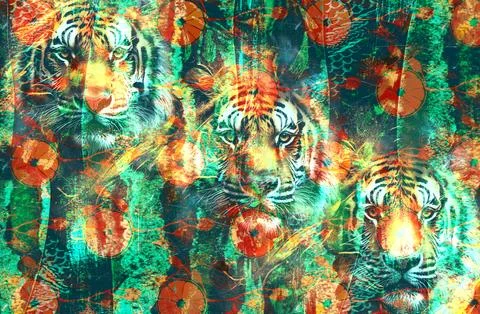 Modern pattern studies, manipulation background イラスト素材