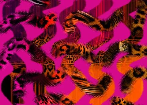 Modern pattern studies, manipulation background Stock Illustration