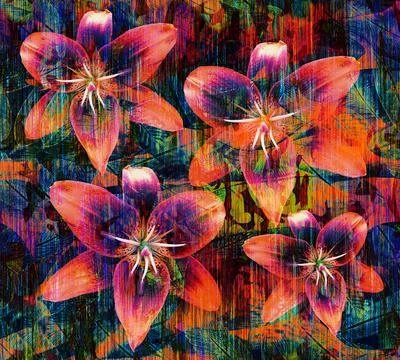 Modern pattern studies, manipulation background Stock Illustration