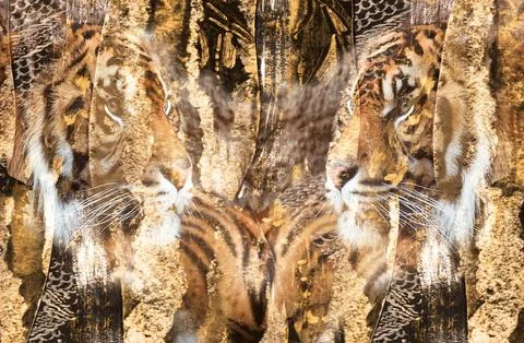 Modern pattern studies, manipulation background Stock Illustration