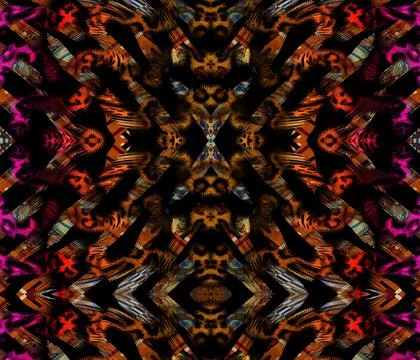 Modern pattern studies, manipulation background Stock Illustration