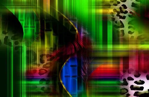 Modern pattern studies, manipulation background Stock Illustration