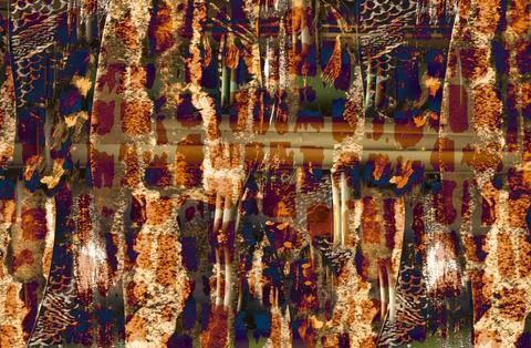 Modern pattern studies, manipulation background Stock Illustration