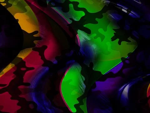 Modern pattern studies, manipulation background イラスト素材