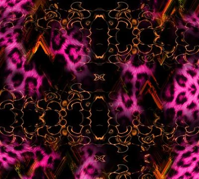 Modern pattern studies, manipulation background Stock Illustration