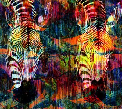 Modern pattern studies, manipulation background Stock Illustration