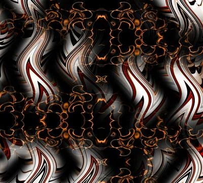 Modern pattern studies, manipulation background Stock Illustration