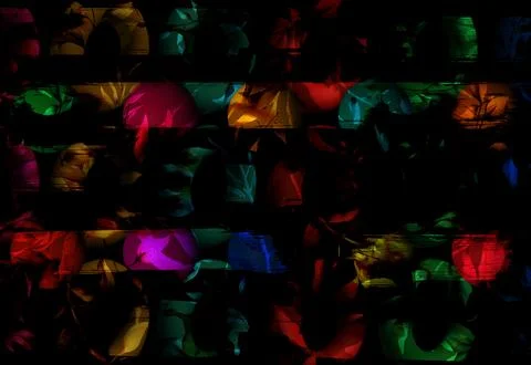 Modern pattern studies, manipulation background Illustrazione stock