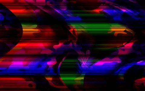 Modern pattern studies, manipulation background Illustrazione stock