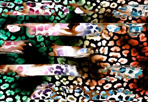 Modern pattern studies, manipulation background Stock Illustration