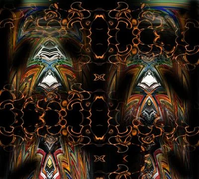 Modern pattern studies, manipulation background Stock Illustration